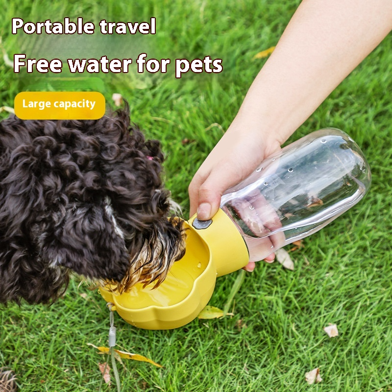 Borraccia Portatile 2-in-1 per Cani – Acqua e Snack