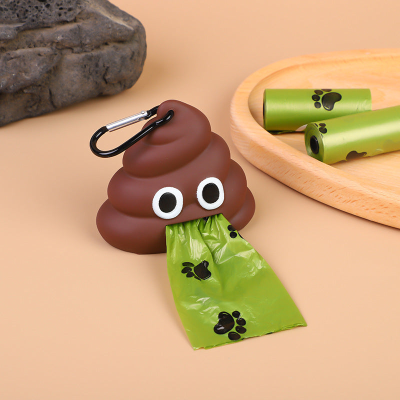 Dispenser Portatile con Sacchetti per Cani