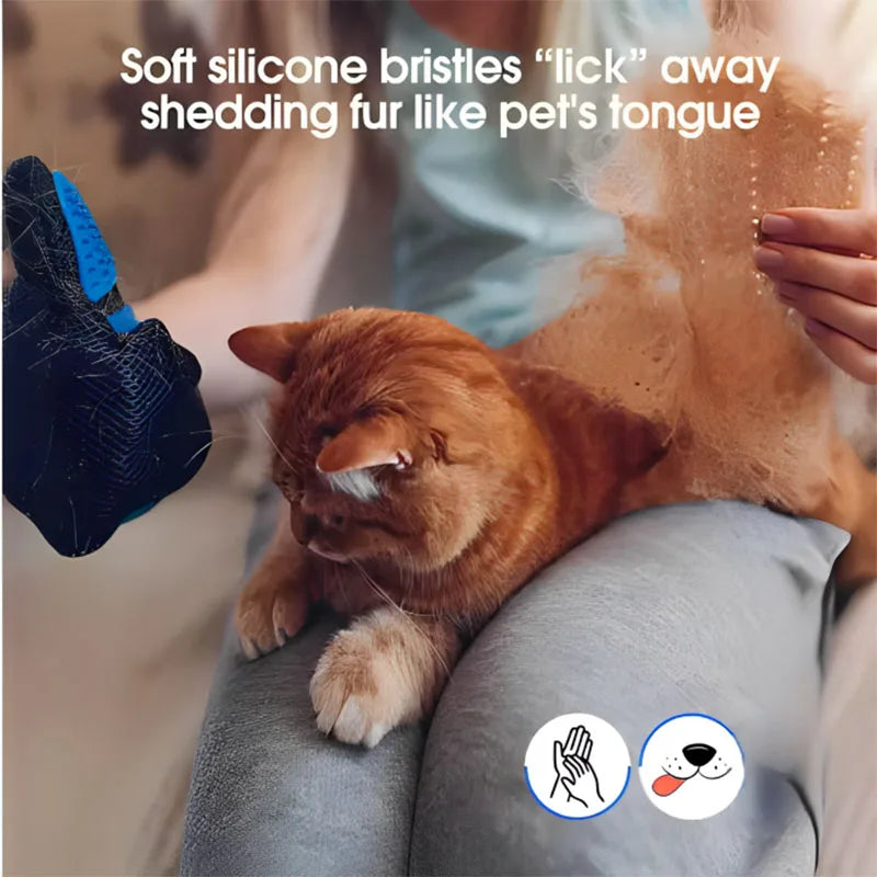Guanto Rimuovipeli e Massaggio per Cani e Gatti