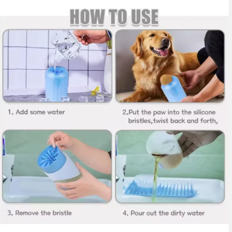 Lavazampe in Silicone per Cani – Pulizia Rapida dopo la Passeggiata