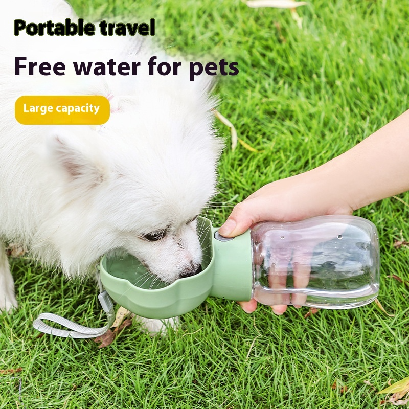 Borraccia Portatile 2-in-1 per Cani – Acqua e Snack